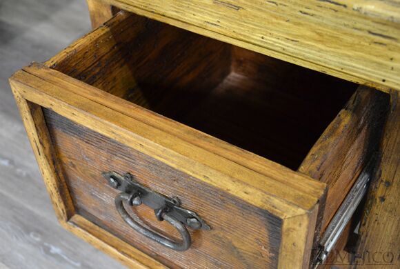 old wood desk