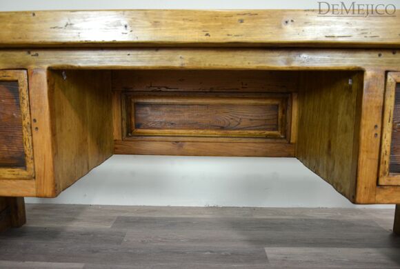 old wood desk