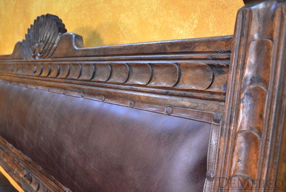 rustic benches