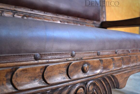 rustic benches