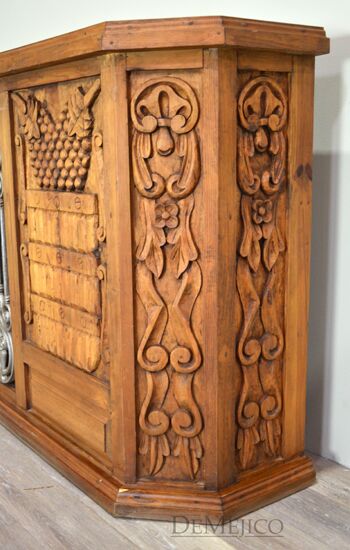 carved spanish bar