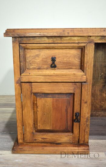 carved colonial desk
