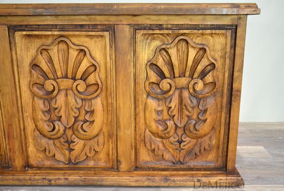 carved colonial desk