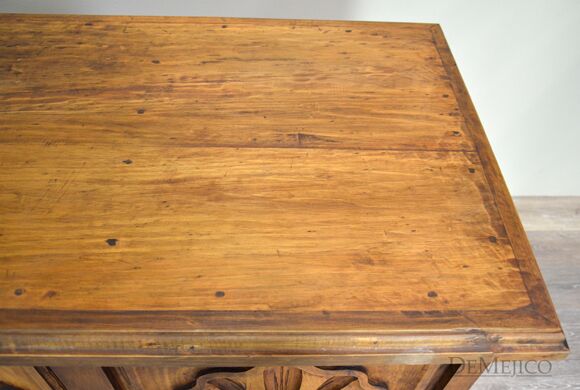carved colonial desk