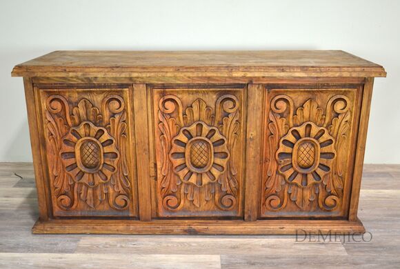 carved colonial desk