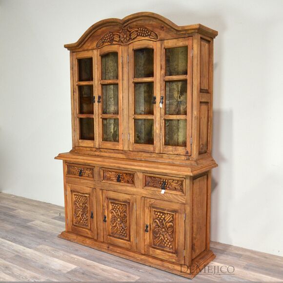 spanish carved hutch