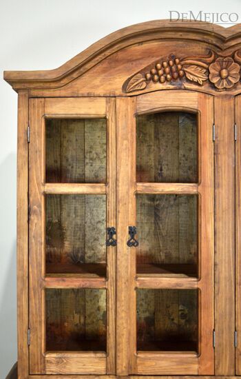 spanish carved hutch