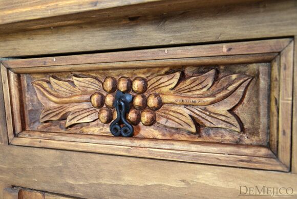 spanish carved hutch