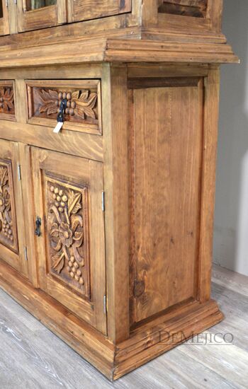 spanish carved hutch
