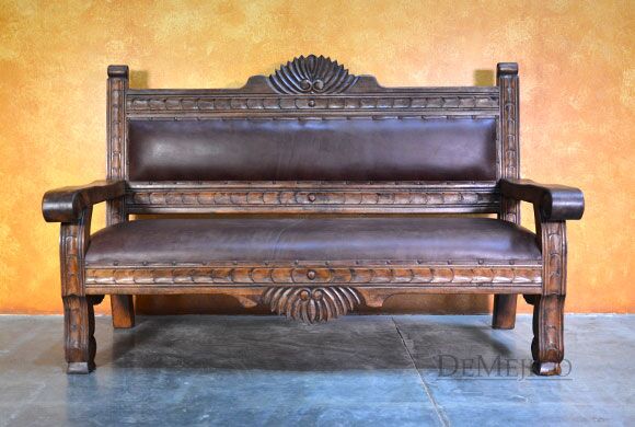 rustic benches