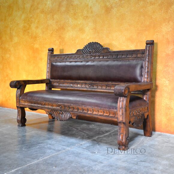 rustic benches