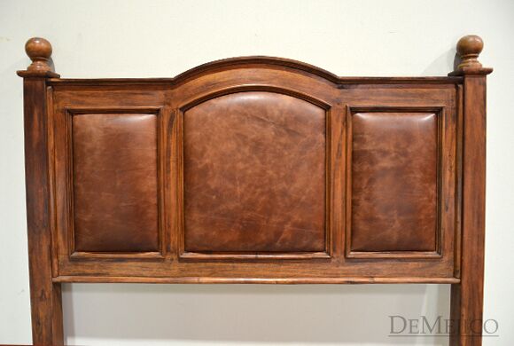 leather panel bed