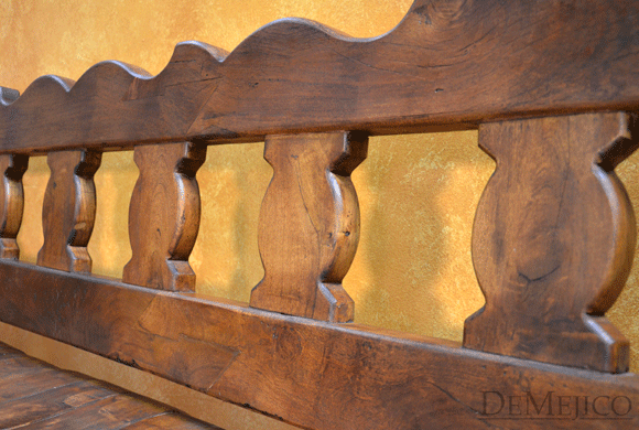 Old Mexico Bench Spanish Bench, Spanish Colonial Chairs