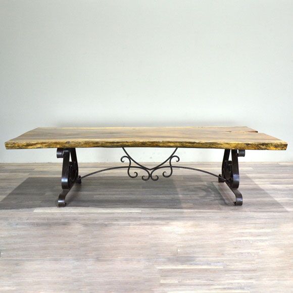 Live Edge Spanish Table, Live Edge Table