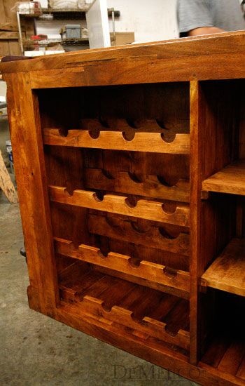 Luis Quince Bar, Spanish Colonial Bar, Carved Bar