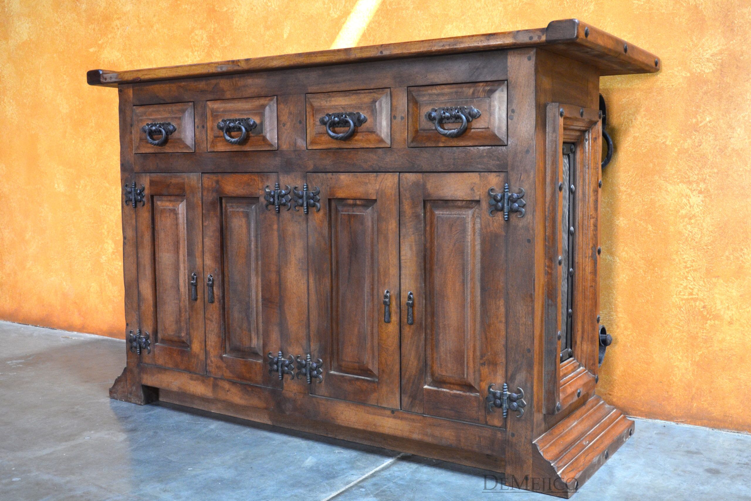 Barra Alamo Especial, Rustic Style Bar, Old World Bar - Demejico