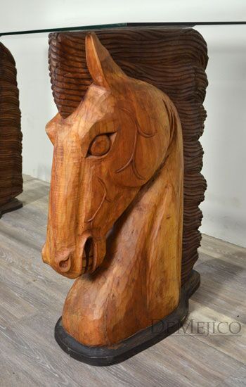 Western Horse Desk, Western Desk, Hand Carved Desk