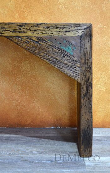 Consola Grappa, Old Wood Console Table, Farmhouse Style, Rustic Console Table