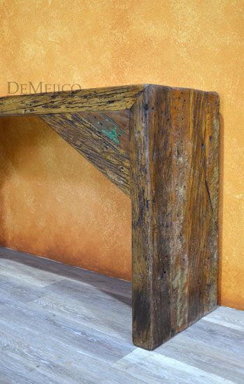Consola Grappa, Old Wood Console Table, Farmhouse Style, Rustic Console Table