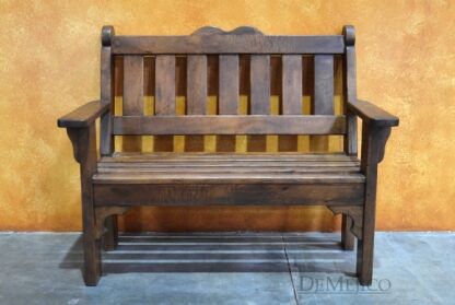 Banco del Parque, Spanish Wooden Bench, Park Style Bench