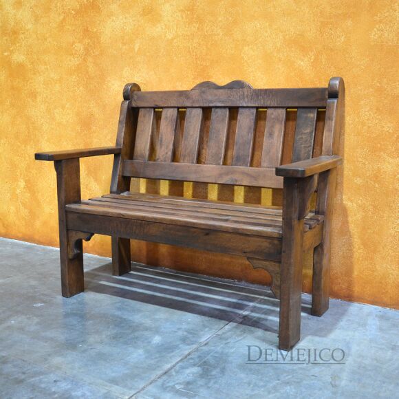 Banco del Parque, Spanish Wooden Bench, Park Style Bench