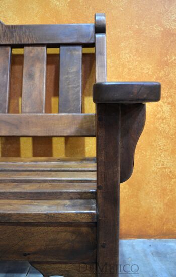 Banco del Parque, Spanish Wooden Bench, Park Style Bench
