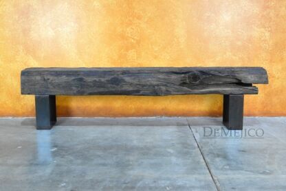 Small Vigas Rustic Modern Bench, Table Bench, Accent Bench, Rustic Bench