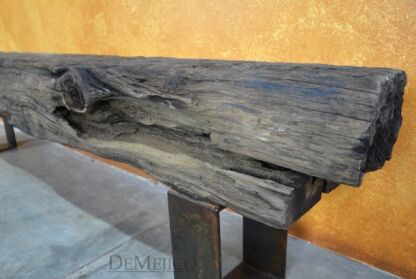 Small Vigas Rustic Modern Bench, Table Bench, Accent Bench, Rustic Bench