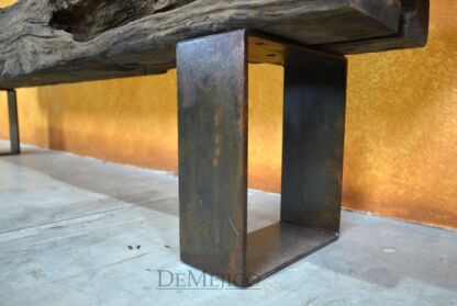 Small Vigas Rustic Modern Bench, Table Bench, Accent Bench, Rustic Bench