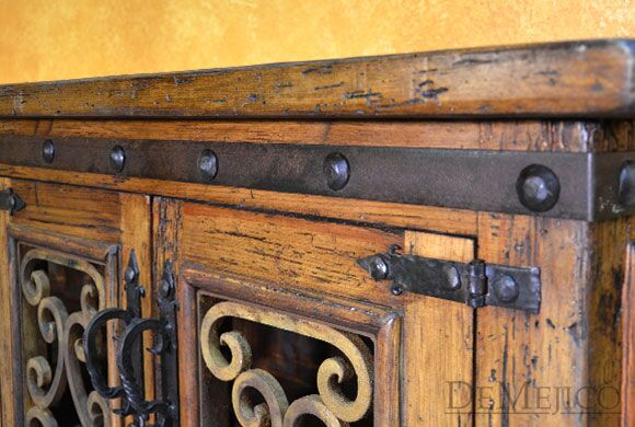 Reclaimed Wood TV Stand, 72" Old Espanola Alamo TV Stand