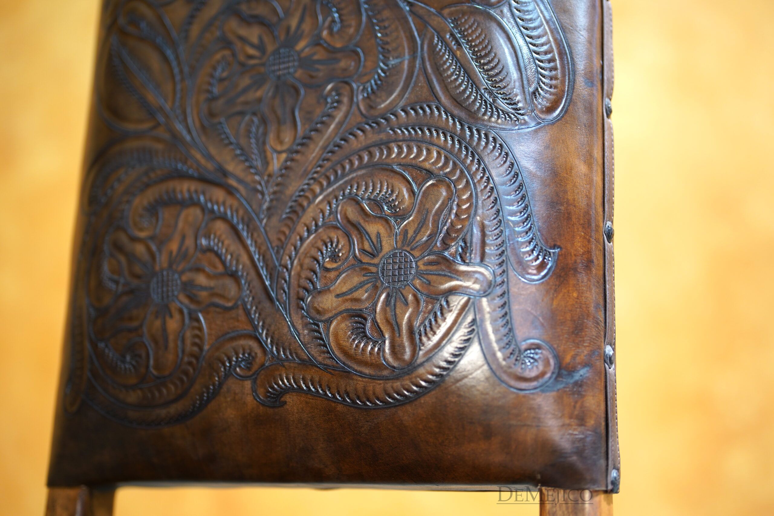 Silla Chapital - Spanish Dining Chairs, Hand Carved Spanish Chairs