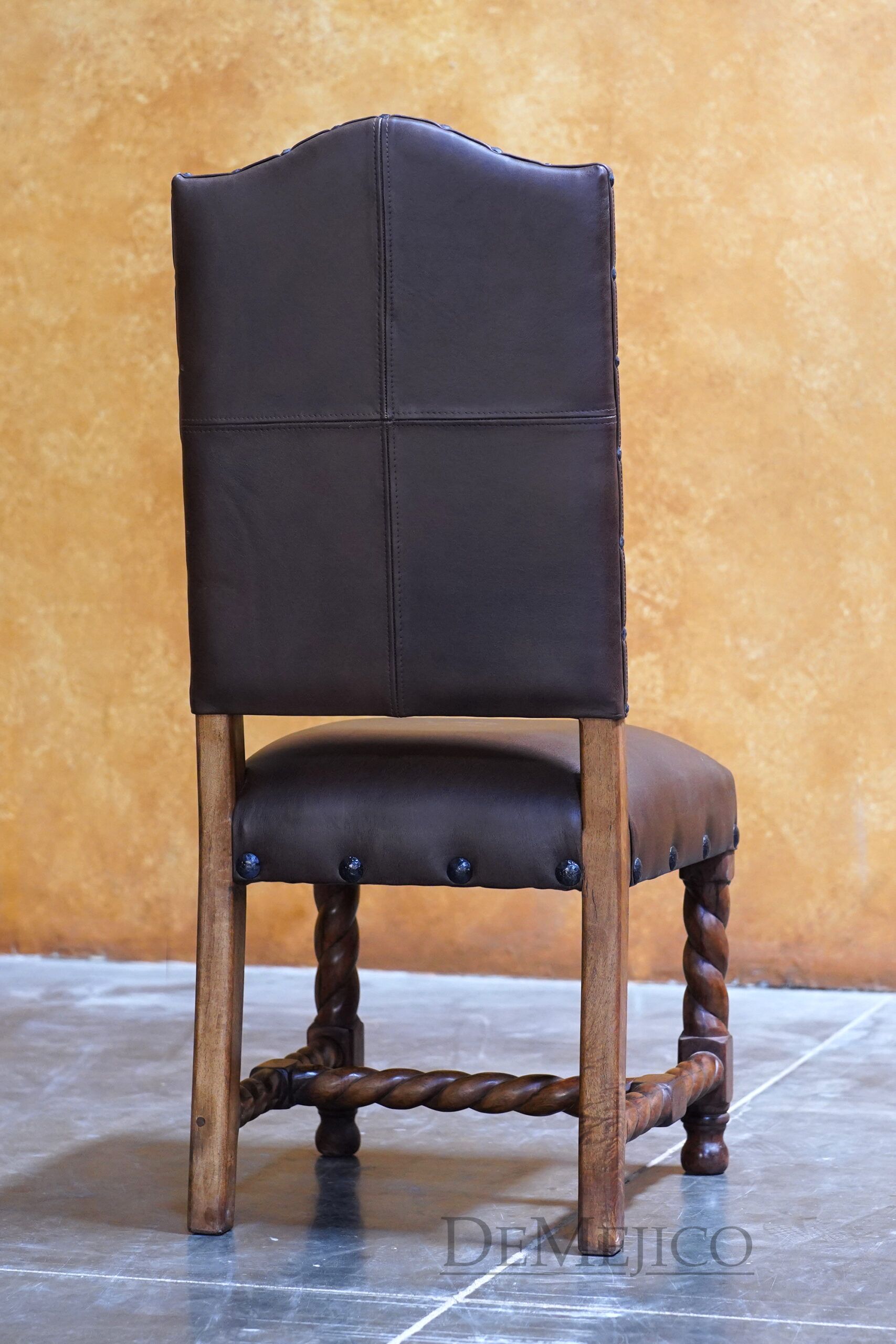 Silla Chapital - Spanish Dining Chairs, Hand Carved Spanish Chairs