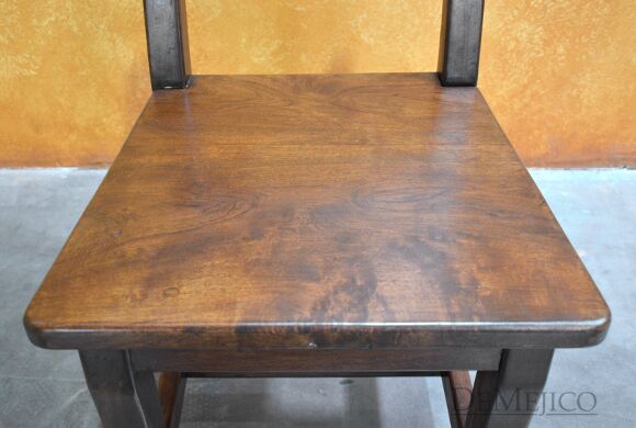 Silla Escalera Especial, Spanish Chair, Mesquite Chair, Solid Wood Chair