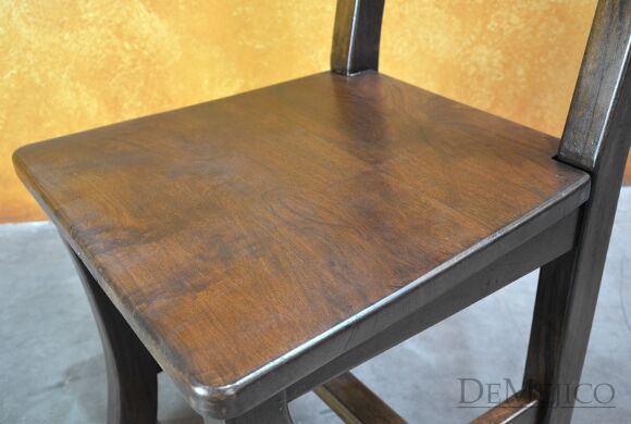 Silla Escalera Especial, Spanish Chair, Mesquite Chair, Solid Wood Chair