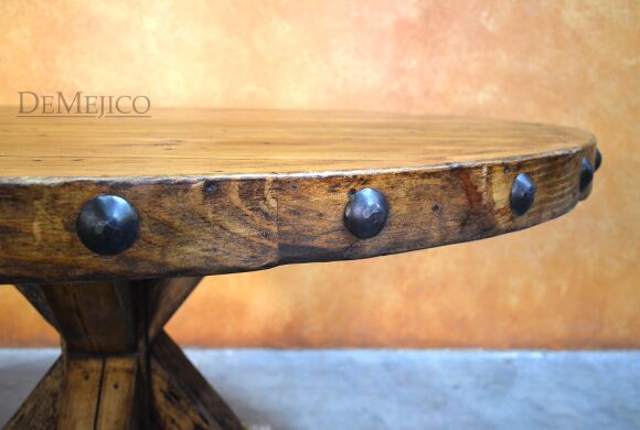 Large Rustic Round Table, Spanish Round Table