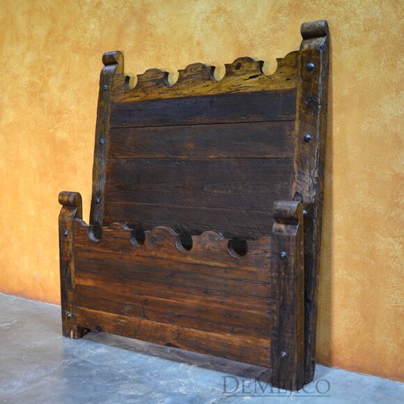 rustic headboard