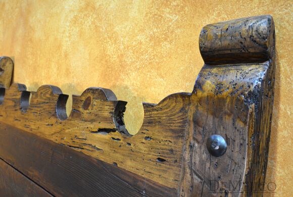 rustic headboard