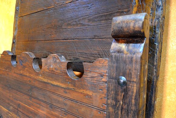 rustic headboard