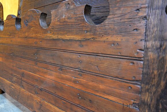 rustic headboard