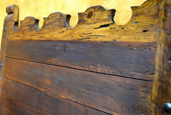 rustic headboard