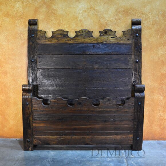 rustic headboard