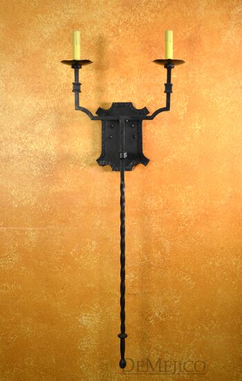 Tall Wall Sconce, Long Wall Sconce, Spanish Wall Sconce