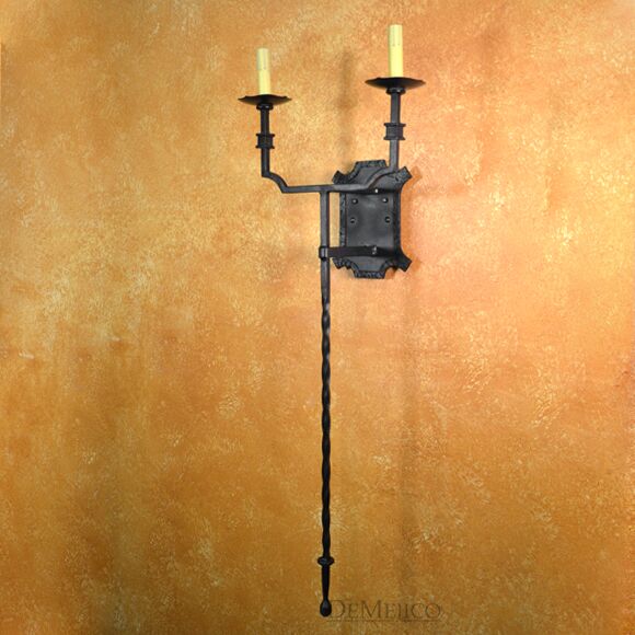 Tall Wall Sconce, Long Wall Sconce, Spanish Wall Sconce