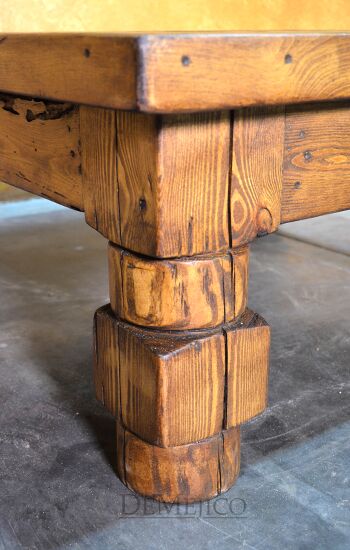 old world coffee table