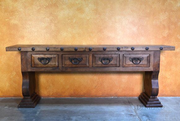 spanish console table