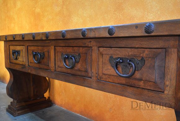 spanish console table
