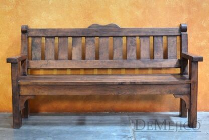 Banco del Parque, Spanish Wooden Bench, Park Style Bench