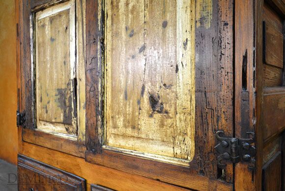 Rustic Armoire, Tall Armoire, Antique Old Door Armoire