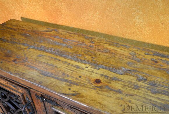 Old Wood Espanola TV Stand - Image 5