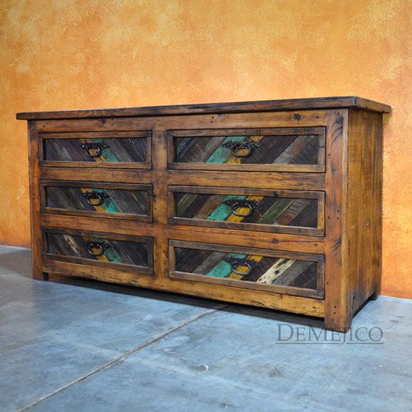 Colorado Old Wood Dresser, Southwest Dresser